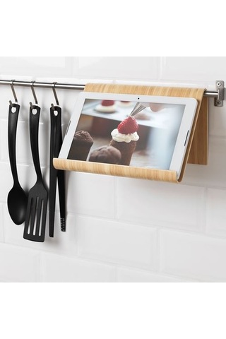 Ikea Vıvalla Telefon/tablet Standı, Bambu, 26x17 Cm