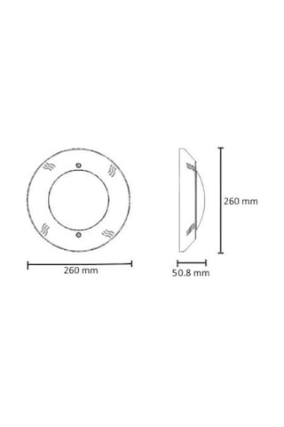 Mega Pool Mavi Led ( Osram ) Sıva Üstü Havuz Aydınlatma Lambası-F