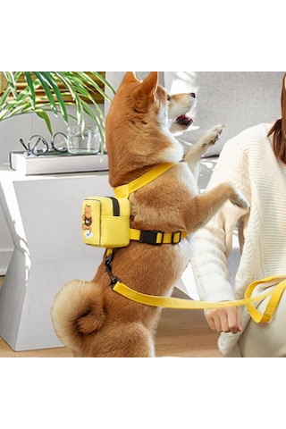 Homyl Köpek Sırt Çantası Koşum Ayarlanabilir Pet Kendinden