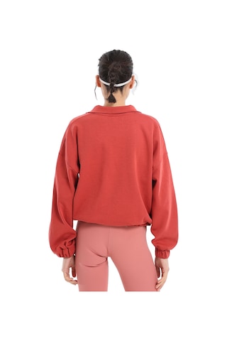 Sportive Burgos Kadın Turuncu Günlük Stil Sweatshirt 24kk012-krmt Kahverengi
