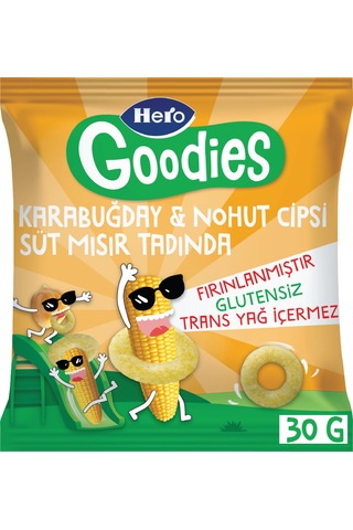 Hero Goodies Süt Mısırlı Cips 30g X8