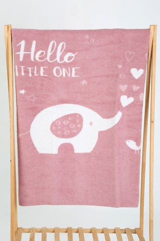 Yumuşak Bebek Çocuk Battaniyesi Mevsimlik 90x100 Cm Sb 885 Pembe