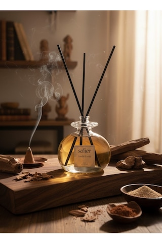 3 Lü Çubuklu Oda Kokusu Seti Yağmur Ormanları,sandal Ağacı,beyaz Sabun 100 Ml Karışık