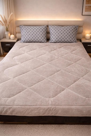 Geometrik Wellsoft 195x215 Cm Çift Kişilik Yorgan Takımı Çok Renkli