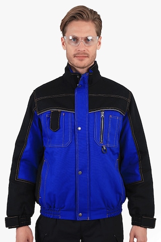 Çift Renkli Panama Mont Saks Mavi - Siyah