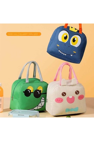 Karikatür Gıda Çantası Yalıtımlı Öğle Yemeği Kutusu Çantaları Sarı Diğer