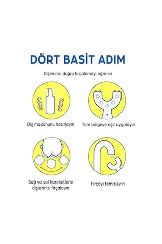 Fuji U Şeklinde Dinazor Desenli Pratik Çocuk Diş Fırçası Mavi