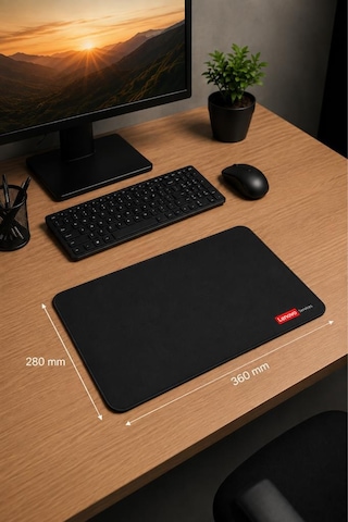 Gaming Oyuncu Fare Altlığı Kaymaz Taban Mouse Pad Bk 360 280mm Siyah