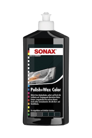 Sonax Renkli Nano Parlatıcı Ve Koruyucu Cila Siyah 250 Ml
