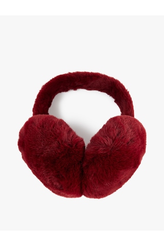 Koton Peluş Kulaklık Bordo 6wak50040aa Bordo