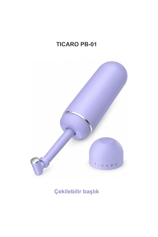 Tıcaro Pb-01 Portatif Taharet Şişesi, Manuel, 380 Ml, Mor