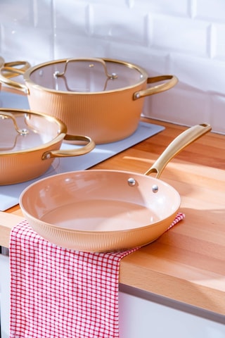 Acar Ultimate Pro 7 Parça Tencere Seti - Rose Gold
