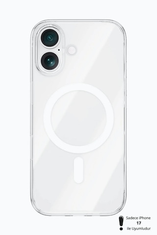 Apple Uyumlu iPhone 16 Pro Animasyonlu Şeffaf Sert Mika Sararmaz Magsafe İnce Fit Kılıf Ultra