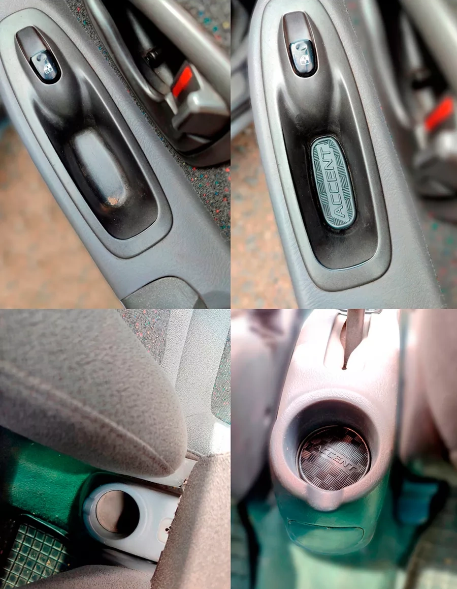 Gradicom Hyundai Accent İçin İç Tutacak Ve Nişlerde Kullanılan Panel Paspasları 241115335