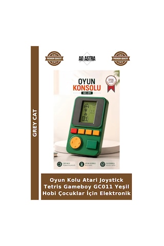 Oyun Kolu Atari Joystick Tetris Gameboy Gc011 Yeşil Hobi Çocuklar İçin Elektronik
