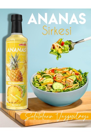 Güllüoğlu Ananas Sirkesi X 3 Adet 525ml