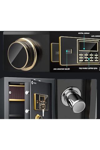 Mühlen 50T Çelik Para Değerli Eşya Ve Mücevher Kasası