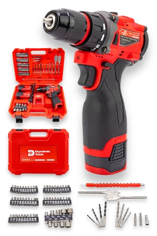 Dynamic Tech DT-716 Kömürsüz Şarjlı Darbeli Matkap