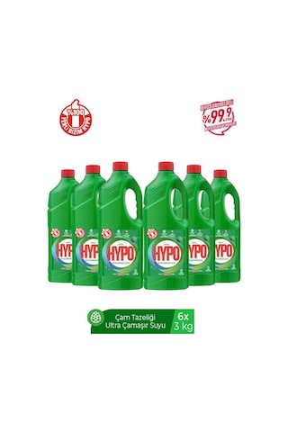 Hyper Hypo Ultra Kıvamlı Çamaşır Suyu Çam 6 x 3 KG