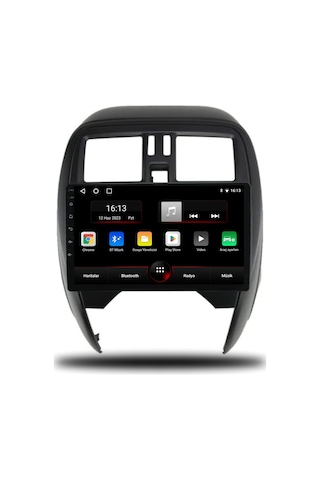 Oskodi Nissan Micra Android Carplay Multimedya 2014-2018 4gb Ram + 64gb Hafıza