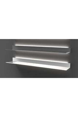 Arka Aydınlatmalı Raf Çok Renkli