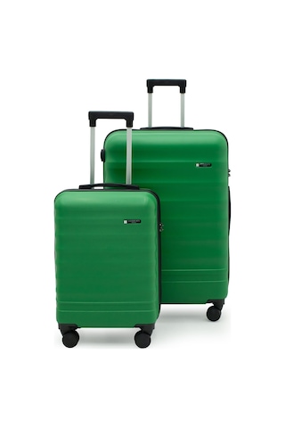 Babil Lüx 2'li Abs Valiz Seti Büyük & Küçük - Yeşil