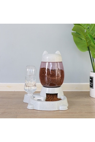 Soulader Otomatik Kedi Ve Köpek Mama Kabı Yenilemeli Su Çeşmesi Besleme Makinesi Evcil Hayvan Yemeklik Suluk Kap