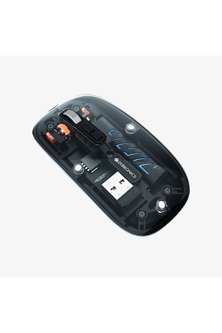 Şeffaf Tasarım Bluetooth + 2.4g Kablosuz Şarjlı Mouse -