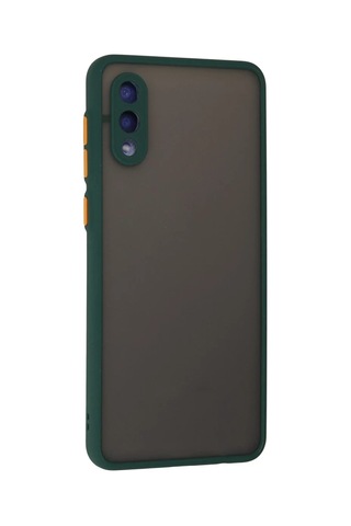 Samsung Galaxy A02 Uyumlu Kılıf Montreal Silikon Kapak - Yeşil