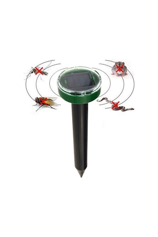 Güneş Enerjili Yılan Akrep Köstebek Böcek Kovucu 800 M2 Pilsiz