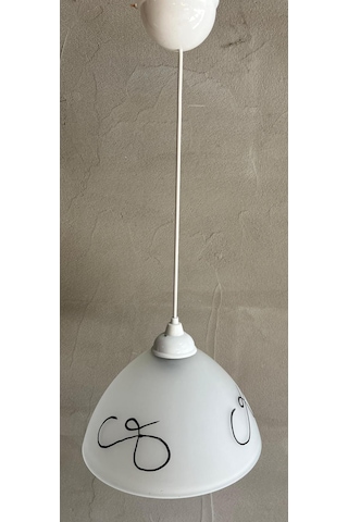 Ergani Tekli Avize Beyaz