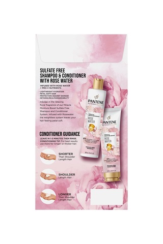 Pantene Rose Water Nemlendirici Sülfatsız Şampuan Ve Saç Kremi Seti