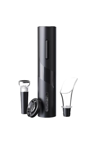 Circle Joy Elektrikli Tişör Şarap Açacağı Cj-tz07 Seti 305213729 Siyah