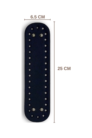 Sensy Çanta Tabanı Mini Suni Deri 6.5cmx25cm Canta Aksesuarı Ve Çanta Aksesuar Lacivert