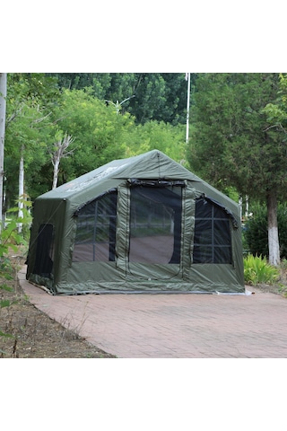 Shufa Galaksi Serisi Yeşil 8 M² Şişme Kamp Çadırı 4 Mevsim G