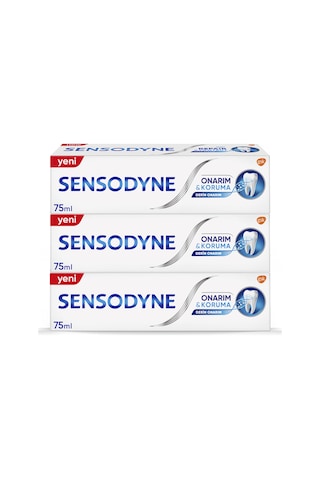 Sensodyne Onarım ve Koruma Diş Macunu 3 x 75 ML Sensodyne Onarım ve Koruma Diş Macunu 3 x 75 ML
