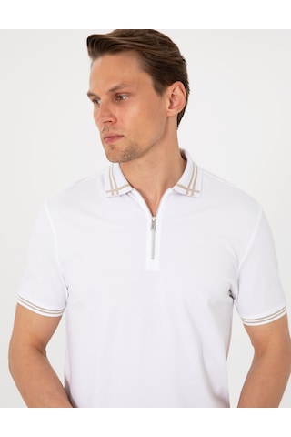 Pierre Cardin Erkek Beyaz Tişört 50302607-vr013 Beyaz