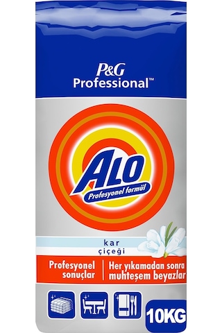 Alo Matik Toz Çamaşır Deterjanı 10KG Beyazlar ve Renkliler (66 Yı