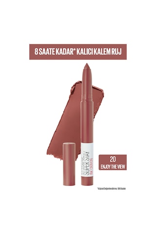 Maybelline New York Süper Stay Ink Crayon Kalem Mat Ruj 20 Enjoy The View