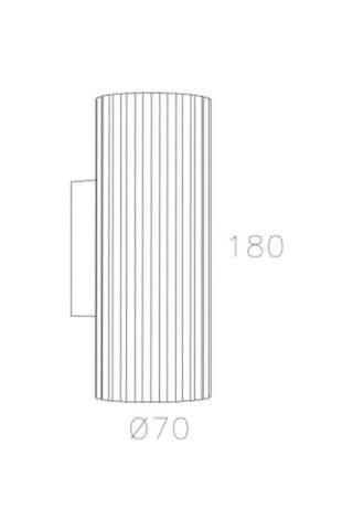 Ev602 A Altın 2xgu10 Duvar Aplik Altın