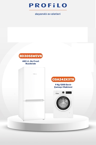 Profilo BD3055WEVN - CGA242X3TR 2'li Avantajlı Set
