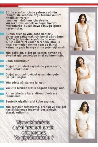 Hasyün Yün Alt Içlik Tayt- Doğal Termal 001
