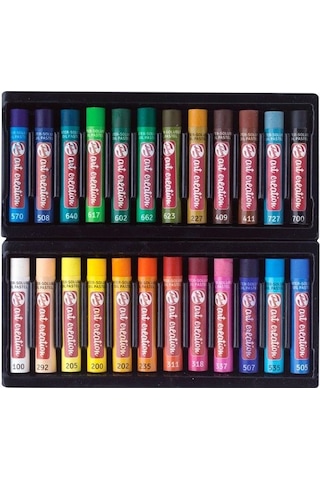 Talens Watersoluble Sulandırılabilir Oil Pastel Set 24'Lü