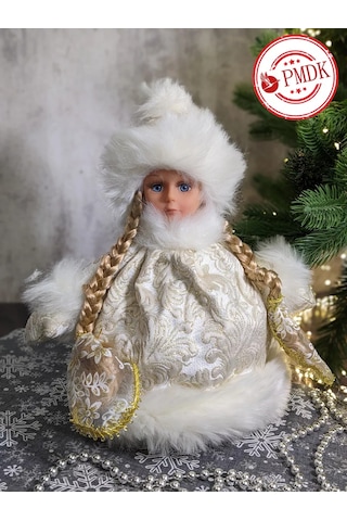 Kaemingk Yılbaşı Figürü - Hediye Ve Şeker Kutusu İçin Snezhurochka 135971977
