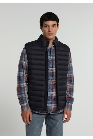 Colin's Colins Slim Fit Dik Yaka Fermuarlı Astarlı Erkek Lacivert Yelek Cl1082936 Q1.v1 Nav