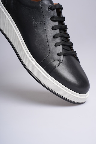 Fame Step Erkek Hakiki Deri Sneaker Ayakkabı Ortopedik Rahat Günlük - Torino Siyah