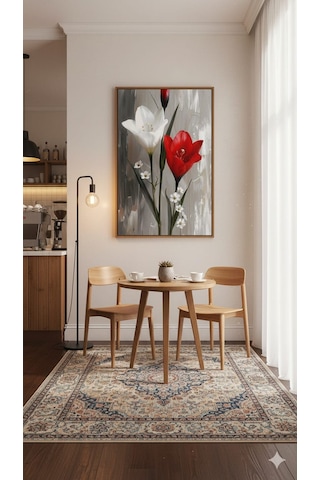 Zerafet Dokunuş Rulo Tuval Üzeri Canvas Baskı Premium Çözünürlük, Çerçevesi