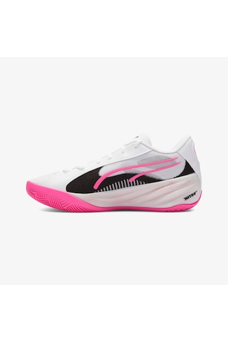 Puma All Pro Nıtro Unisex Beyaz Basketbol Ayakkabısı Düz 309689 Beyaz