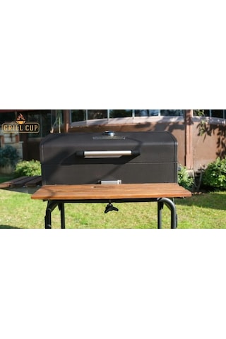Grimaldi Grıllcup Gc75 Kömürlü Barbekü Bahçe Mangal Elagan Siyah