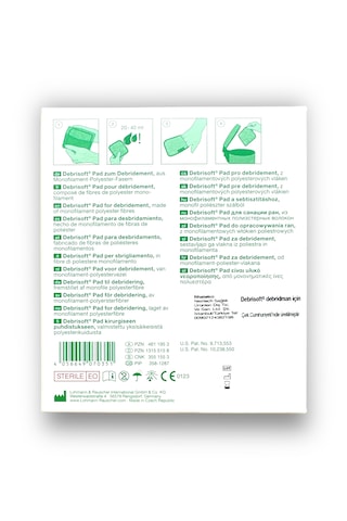 Debrisoft Pad Mekanik Yara Debridman Pedi 10 X 10 Cm - 5 Adet